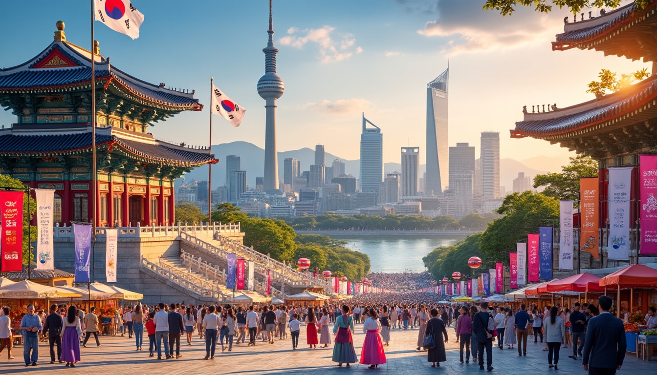 discover the rich history and symbolism behind the names, flags, and identity of seoul, the vibrant capital of south korea. explore how its cultural heritage shapes its modern identity.